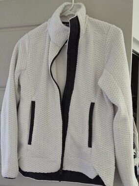 Helly Hansen White  Zip Jacket with Black Trim